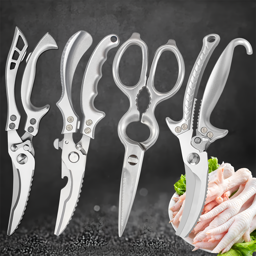 Kitchen Gadgets Plus - 1/2/3/4PCS，Chicken Bone Kitchen Scissors Kitchen Duck