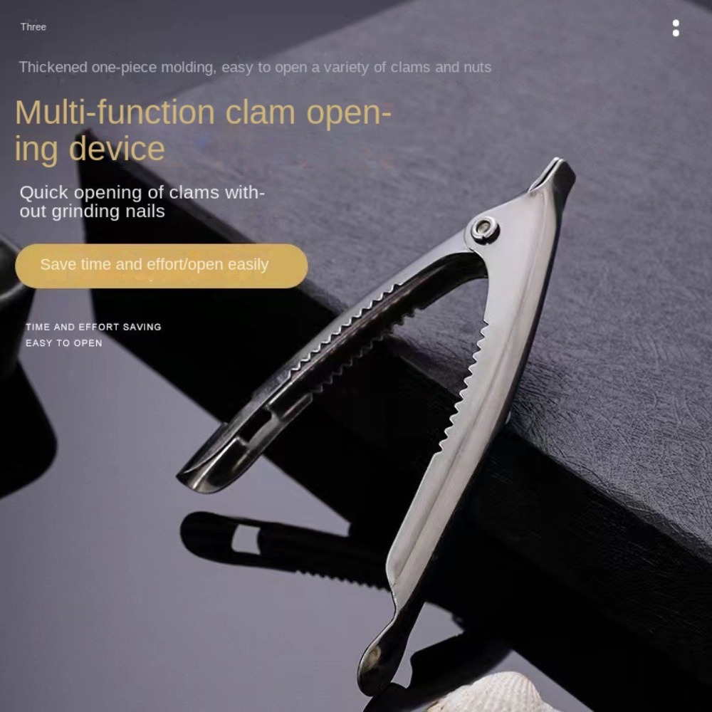 Kitchen Gadgets New Products - New Creative Oyster Opening Clamp Rust-free