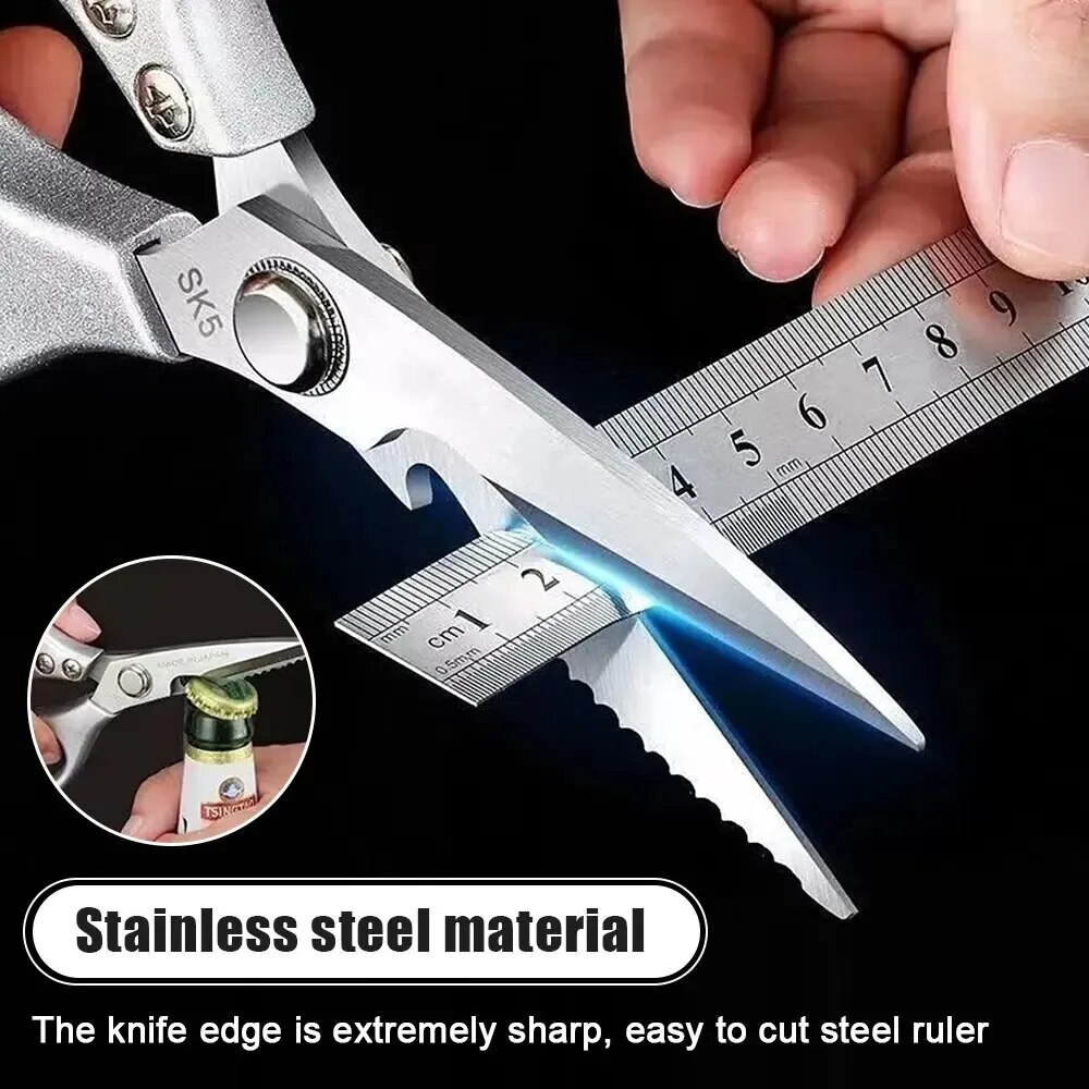 Kitchen Gadgets Plus - Stainless Steel Kitchen Scissors for Cutting