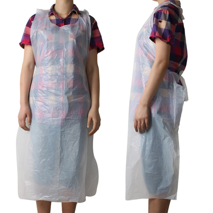 Kitchen Gadgets For Women - 100PCS Disposable Kitchen Aprons Plastic Waterproof