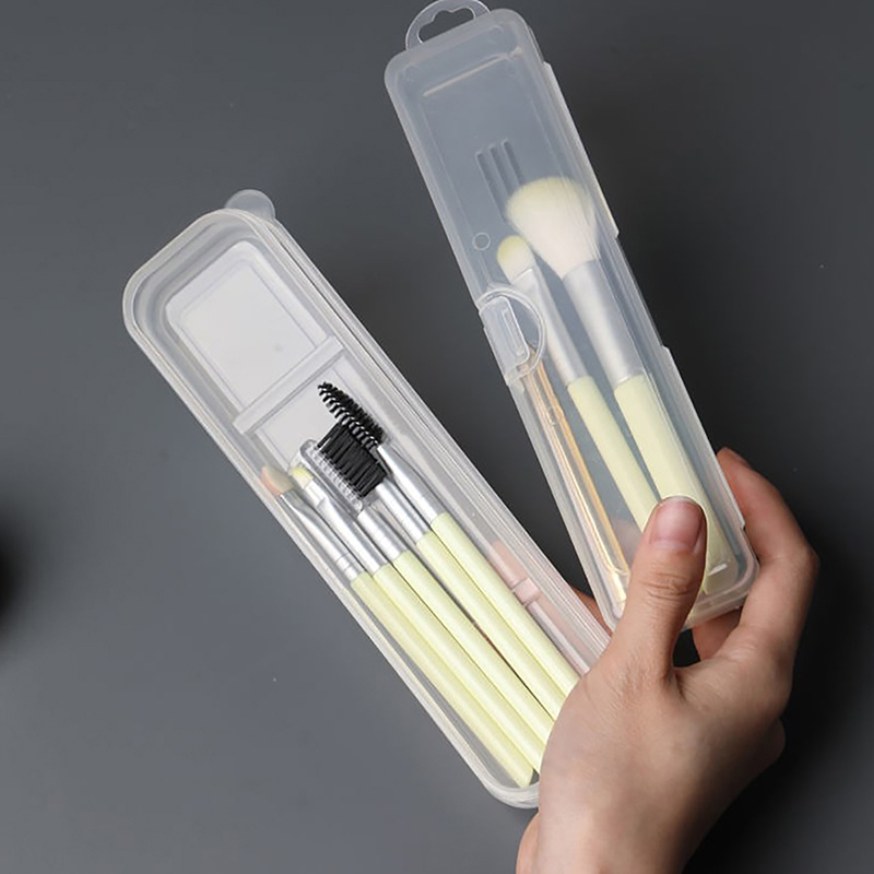 Kitchen Gadgets Plus - Portable Transparent Covered Storage Box Makeup