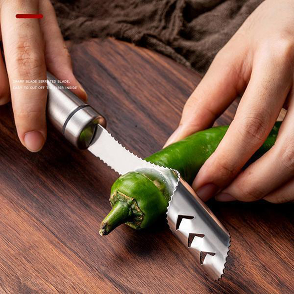 Portable Chili Pepper Core Rem - Kitchen Gadgets Green incelemesi ve fiyatı