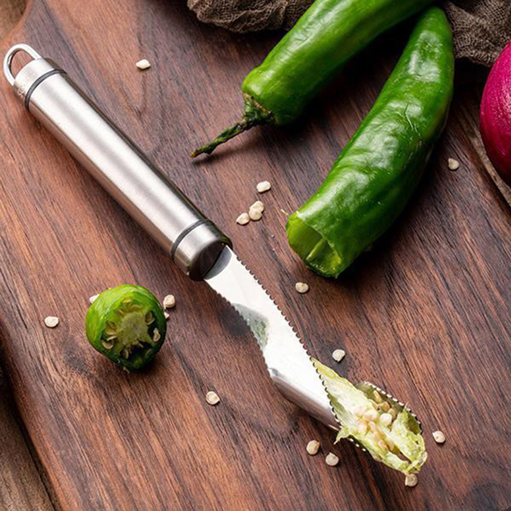 Portable Chili Pepper Core Rem - Kitchen Gadgets Green incelemesi ve fiyatı
