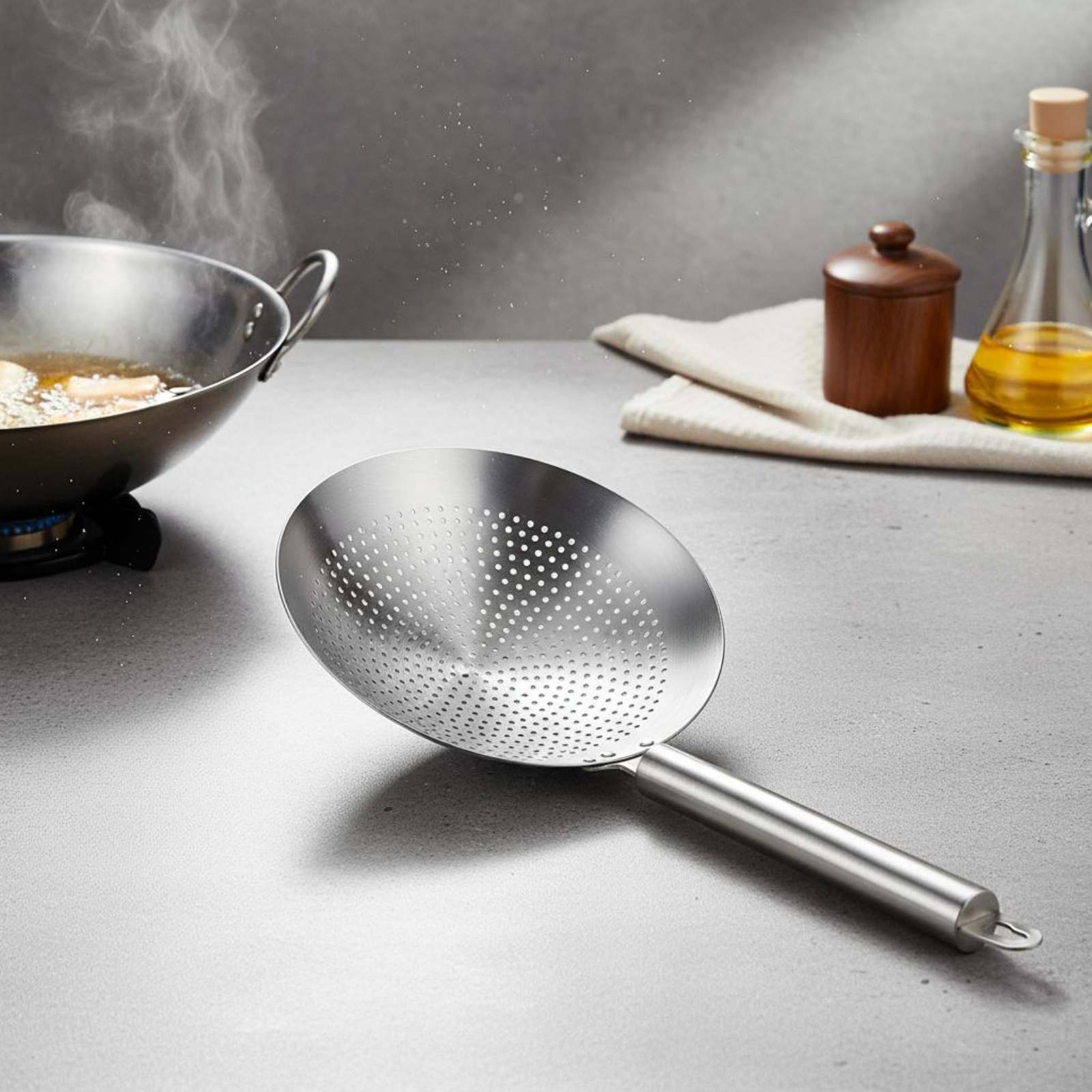 Stainless Steel Skimmer Spoon  - Stainless Steel Strainer incelemesi ve fiyatı