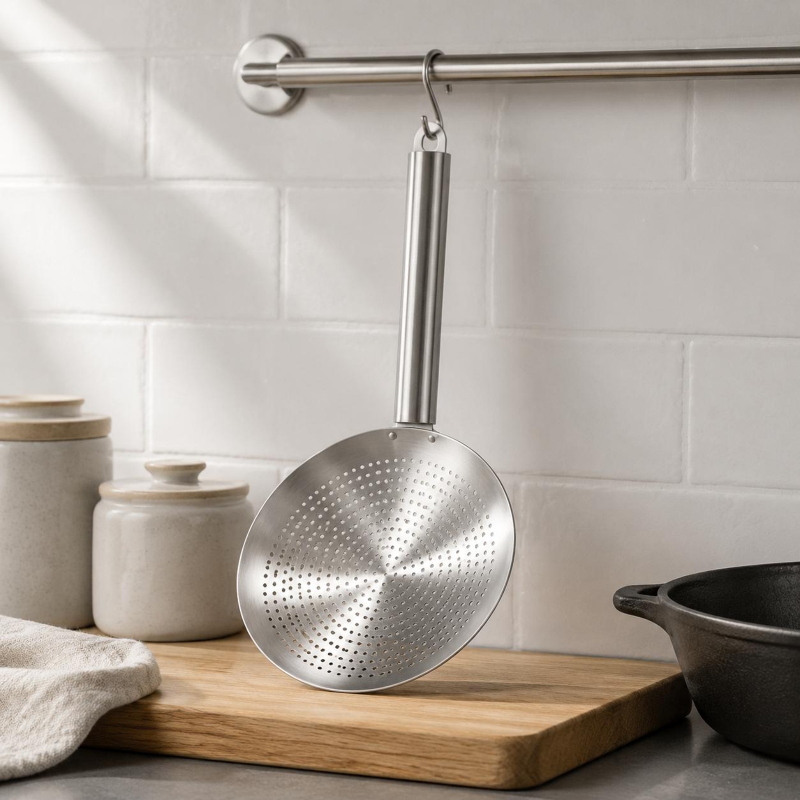 Stainless Steel Skimmer Spoon  - Stainless Steel Strainer incelemesi ve fiyatı