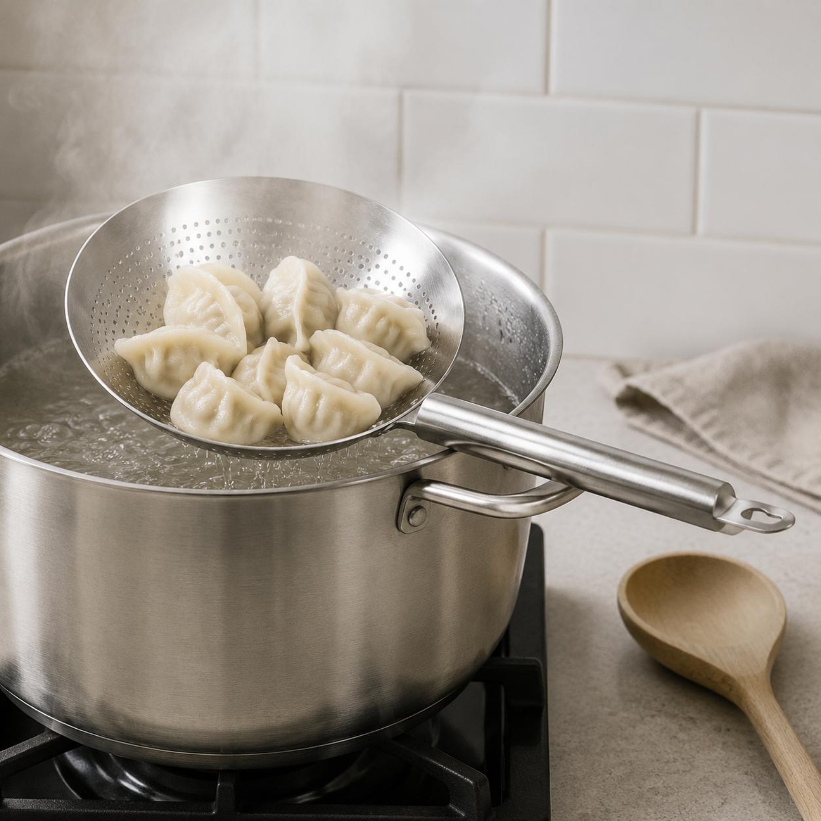 Stainless Steel Skimmer Spoon  - Stainless Steel Strainer incelemesi ve fiyatı