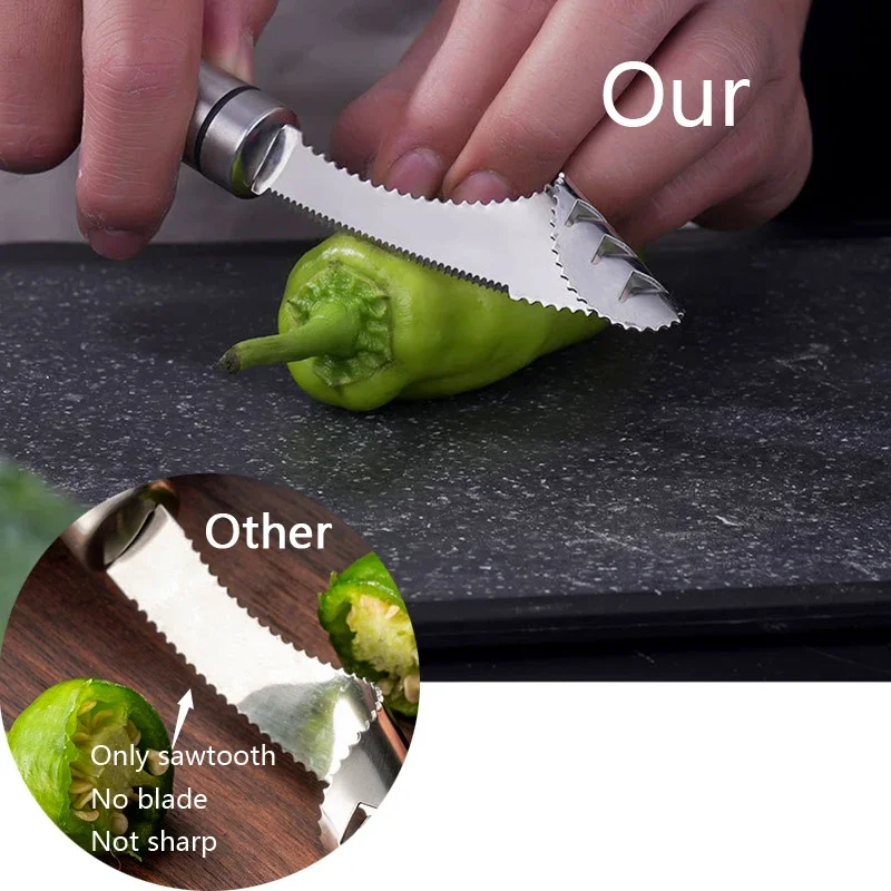 Stainless Steel Corer Chili Co - Kitchen Gadgets Luxury incelemesi ve fiyatı