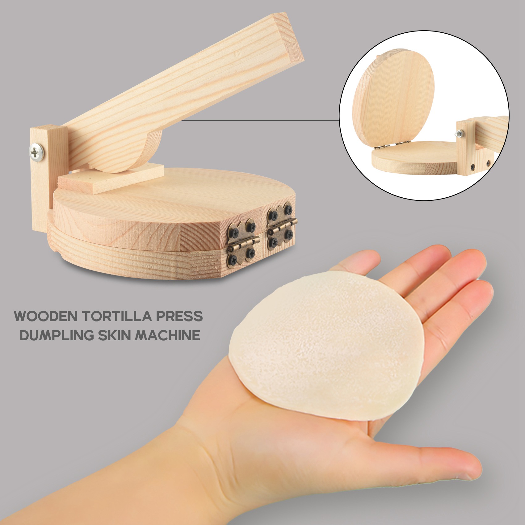 The New Wood Tortilla Press Du - Kitchen Gadgets Roti Maker incelemesi ve fiyatı