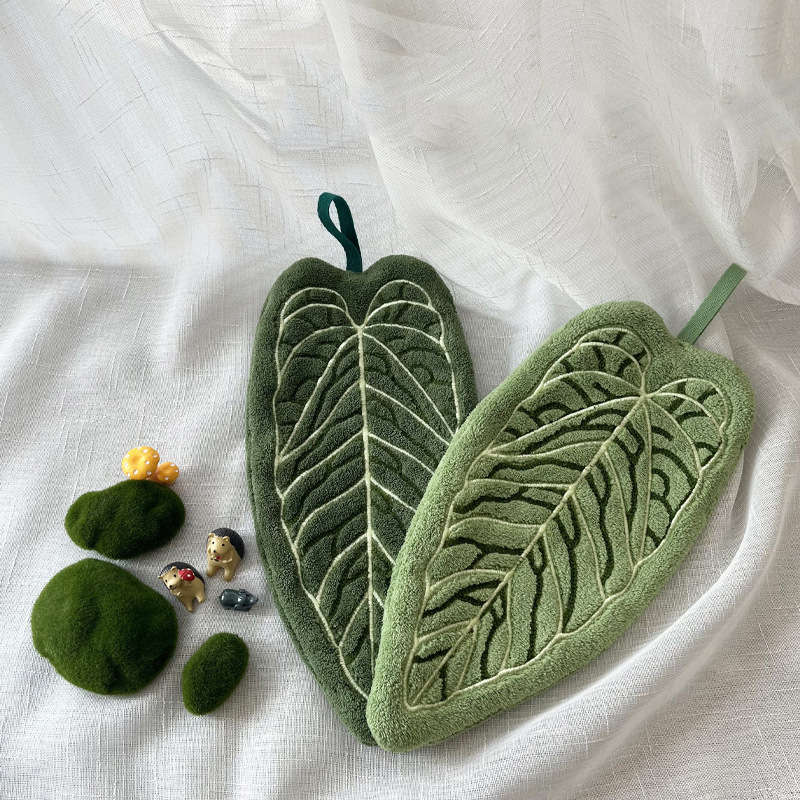 1PC Hot Plant Hand Towel Clean - Kitchen Gadgets Plus incelemesi ve fiyatı