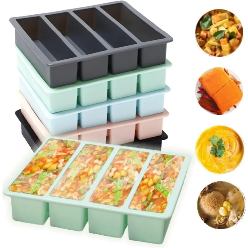 Silicone Freezer Trays with Li - Kitchen Gadgets Store incelemesi ve fiyatı