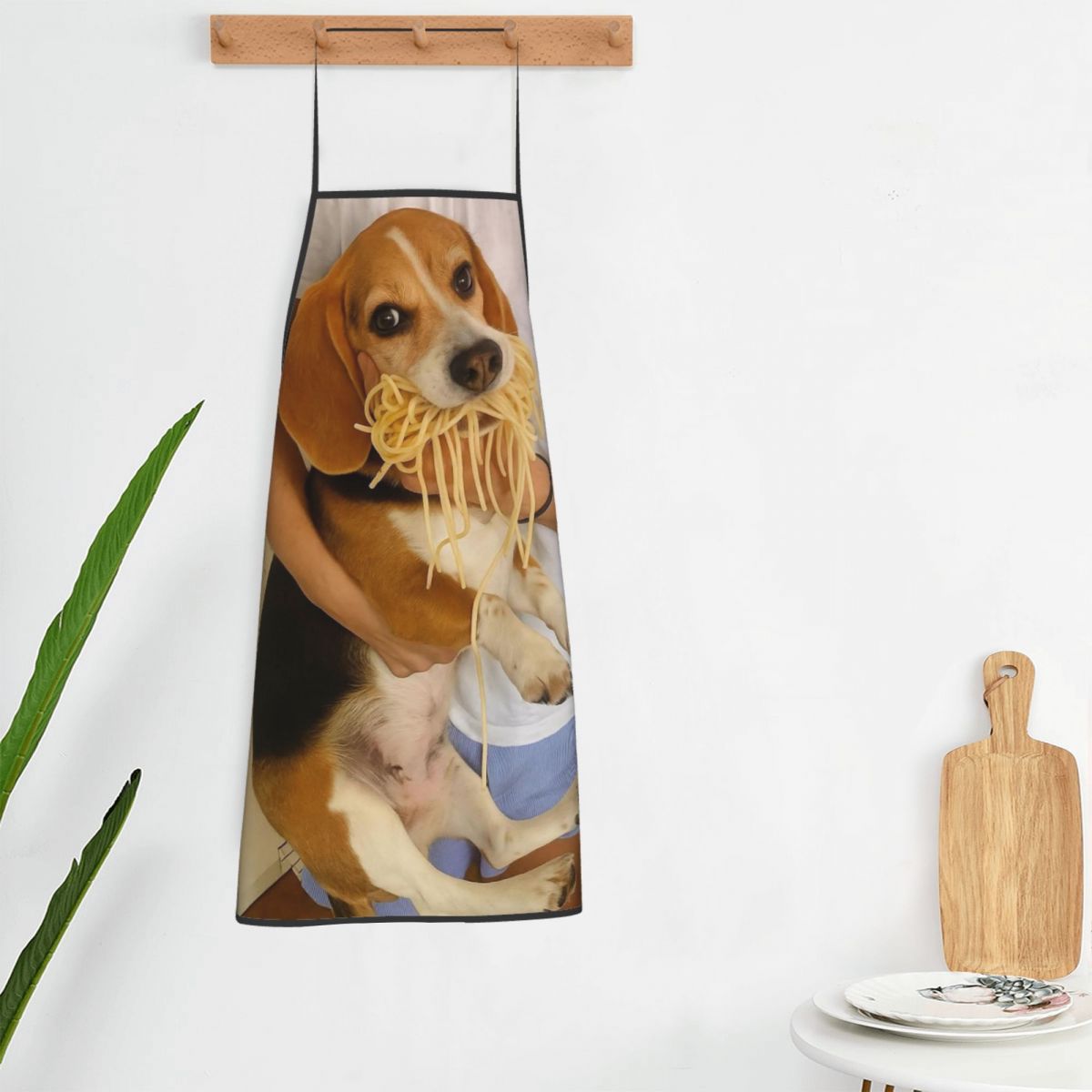 Funny Beagle Dog Design Apron  - Kitchen Gadgets For Women incelemesi ve fiyatı