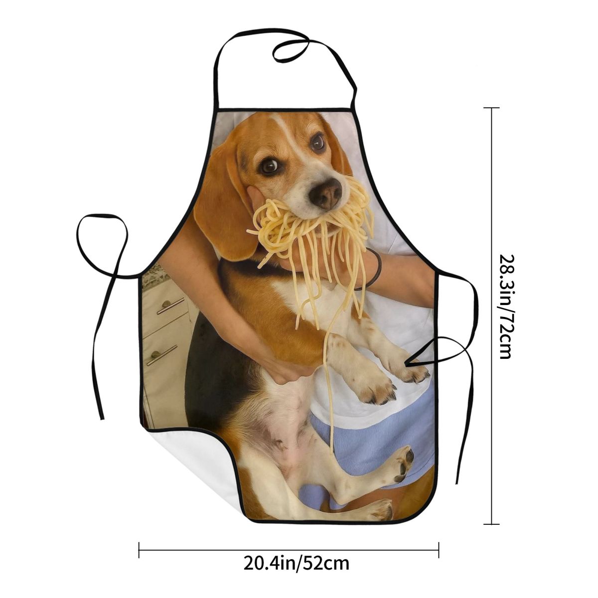 Funny Beagle Dog Design Apron  - Kitchen Gadgets For Women incelemesi ve fiyatı