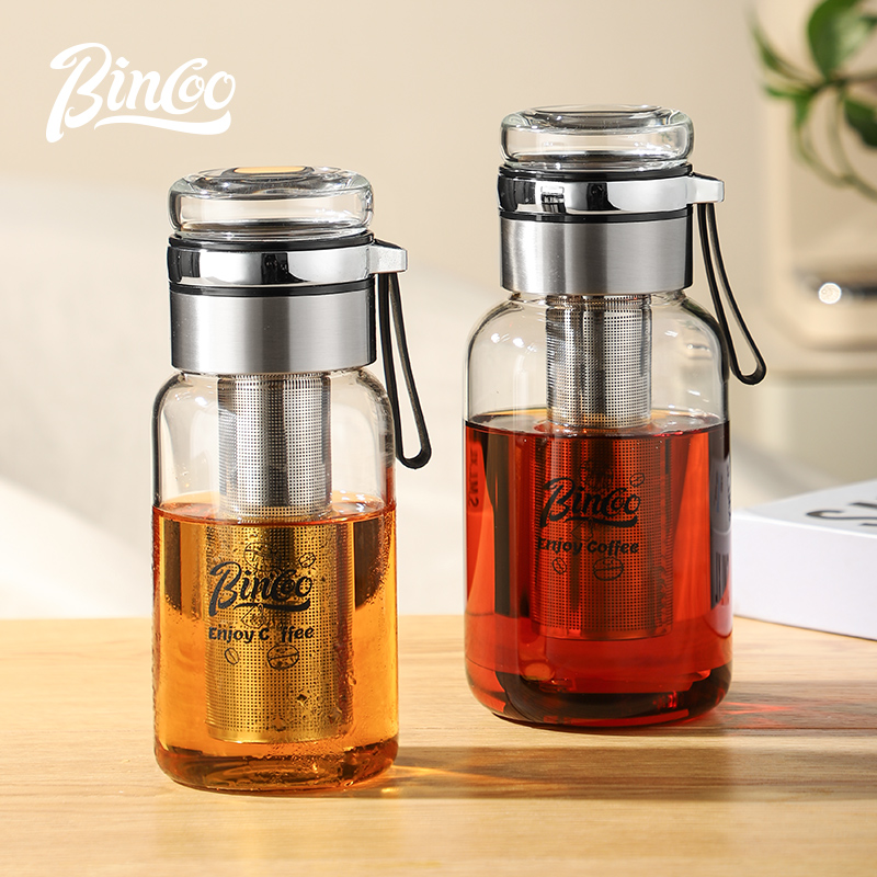 Bincoo Transparent Coffee Cup  - Stainless Steel Strainer incelemesi ve fiyatı