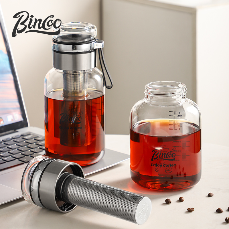 Bincoo Transparent Coffee Cup  - Stainless Steel Strainer incelemesi ve fiyatı