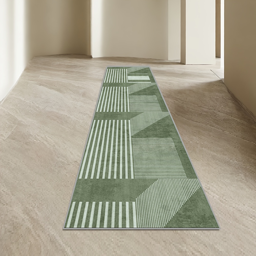 VIKAMA Striped Green Carpet Ki - Kitchen Gadgets Green incelemesi ve fiyatı