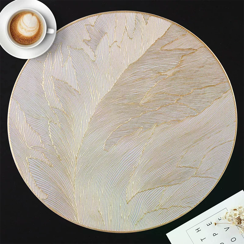 6*Round Luxury Placemats Non-S - Kitchen Gadgets Luxury incelemesi ve fiyatı