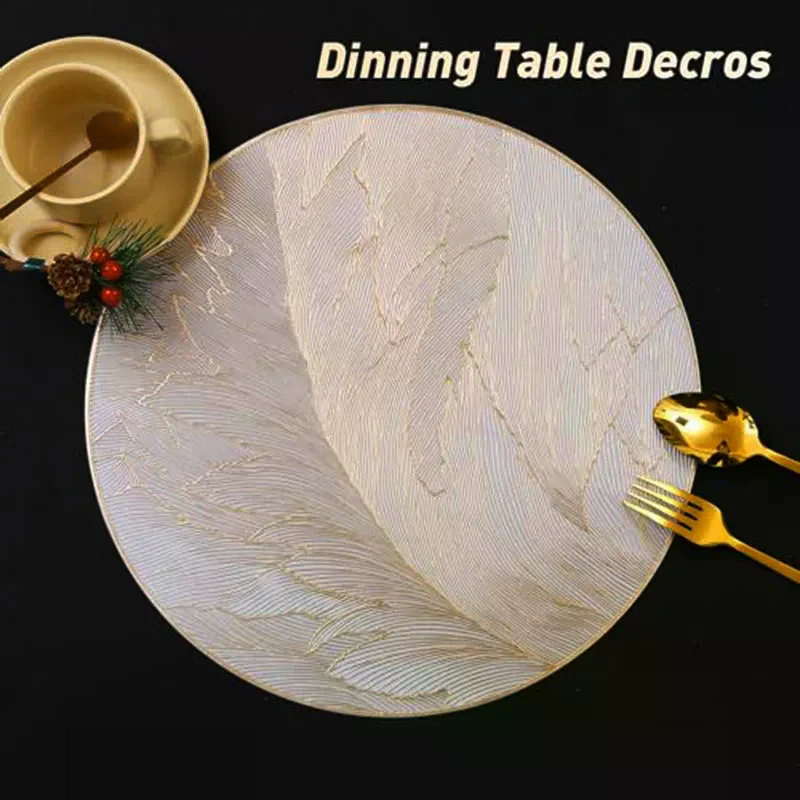 6*Round Luxury Placemats Non-S - Kitchen Gadgets Luxury incelemesi ve fiyatı