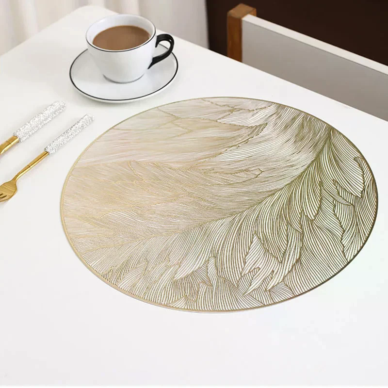 6*Round Luxury Placemats Non-S - Kitchen Gadgets Luxury incelemesi ve fiyatı