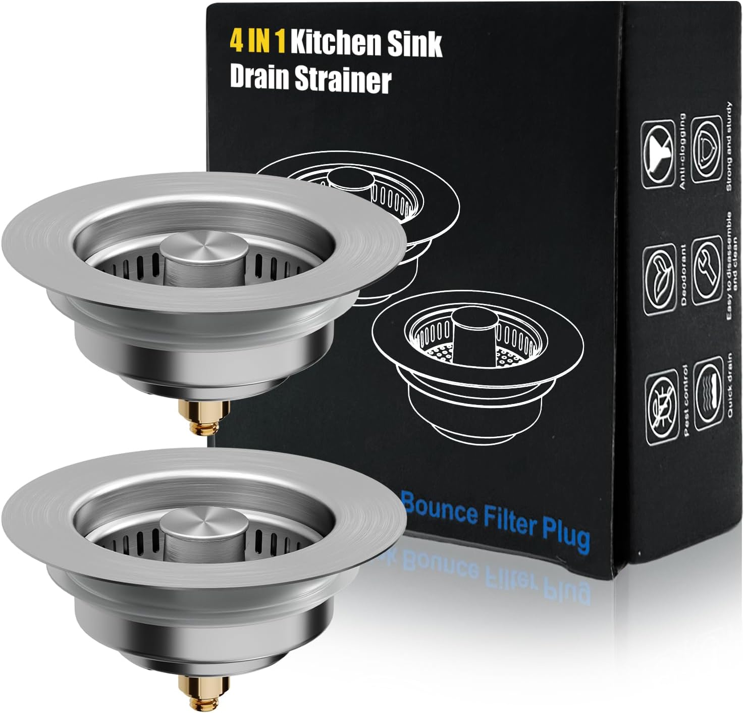 Kitchen Sink Drain Strainer, 4 - Stainless Steel Strainer incelemesi ve fiyatı