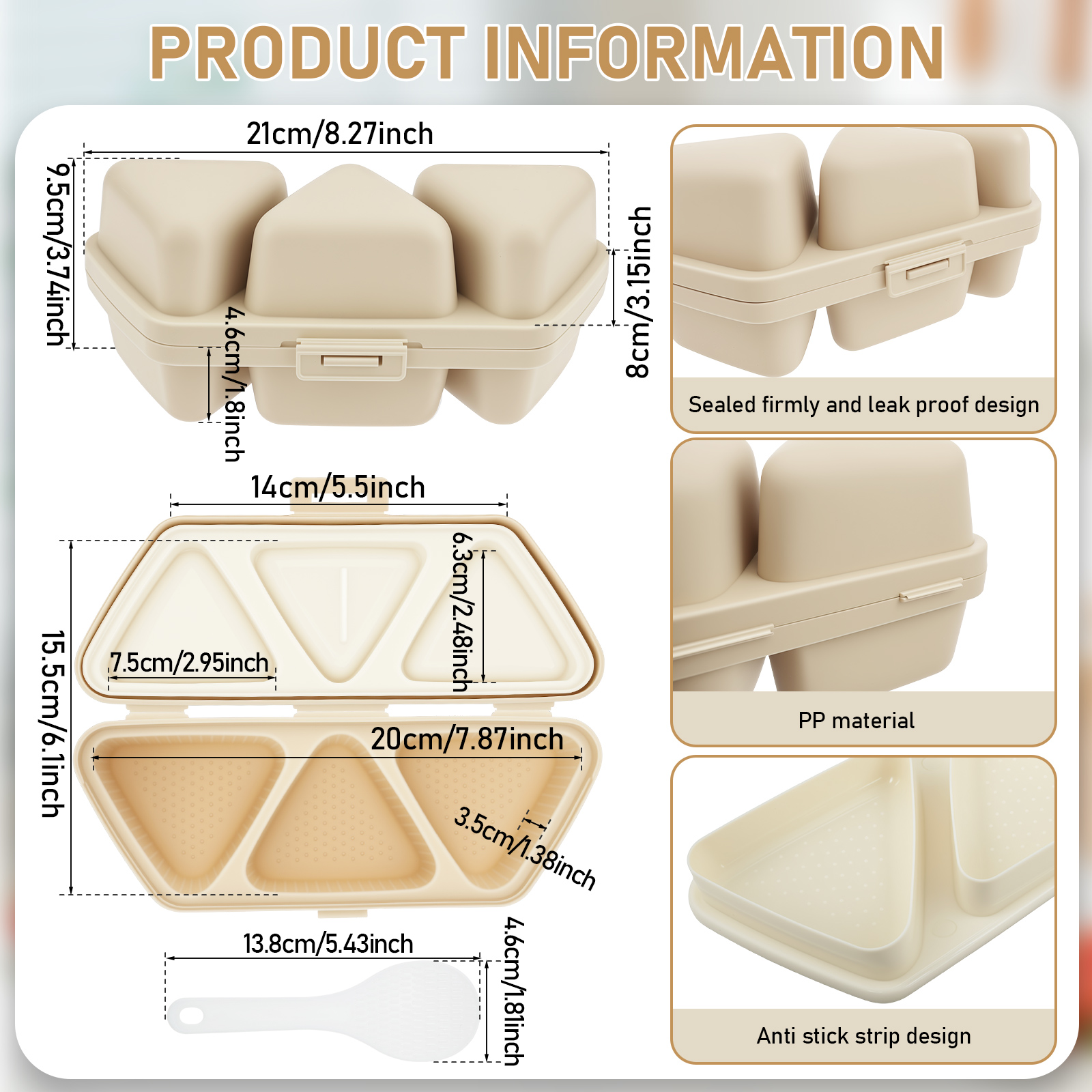 6 In 1 Onigiri Mold Triangle O - Kitchen Gadgets Store incelemesi ve fiyatı
