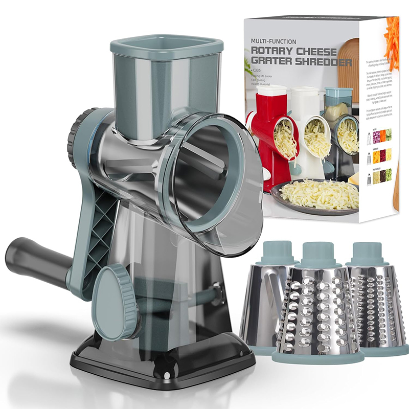 LMETJMA 3 in 1 Rotary Cheese G - Kitchen Gadgets Luxury incelemesi ve fiyatı