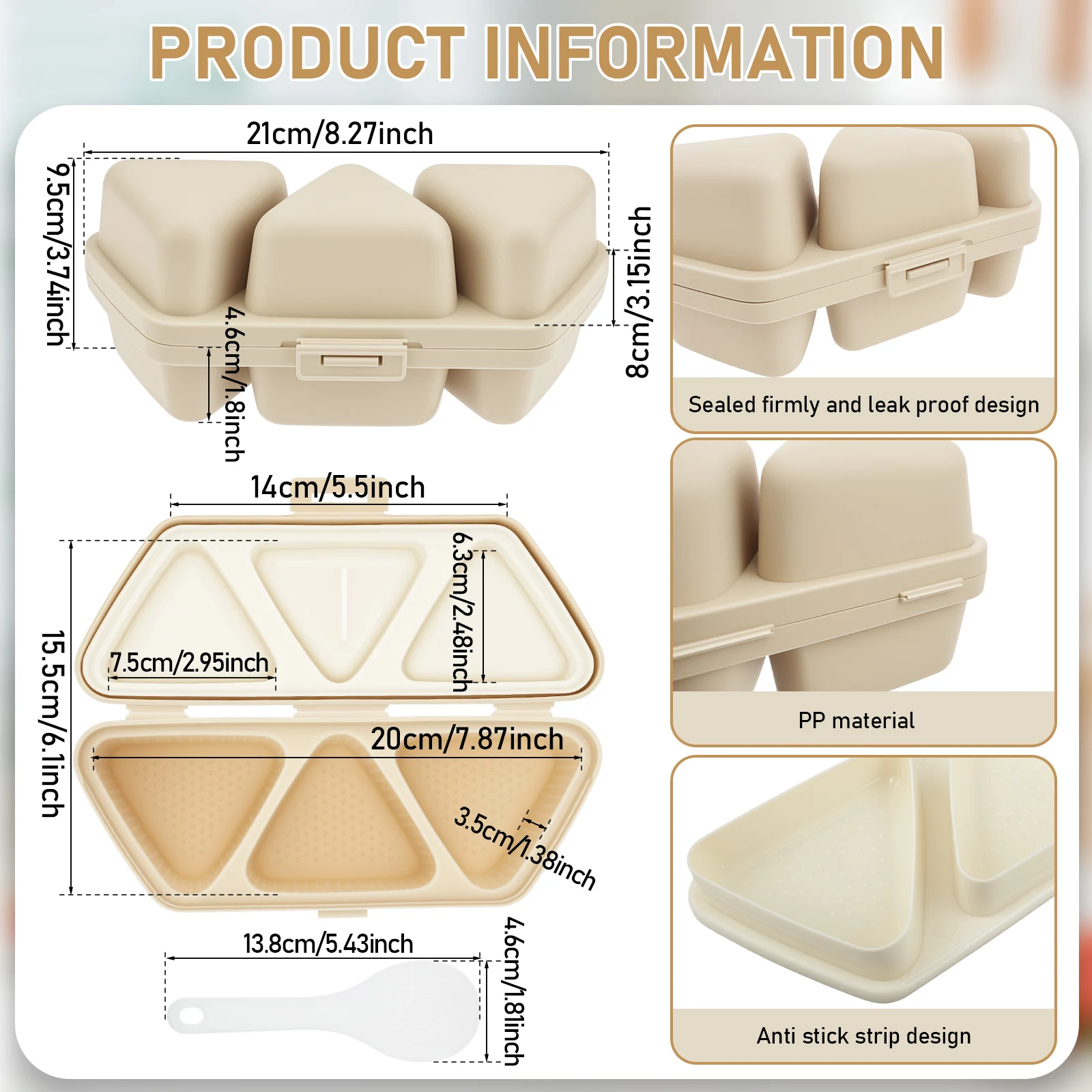6 In 1 Onigiri Mold Triangle O - Kitchen Gadgets Store incelemesi ve fiyatı
