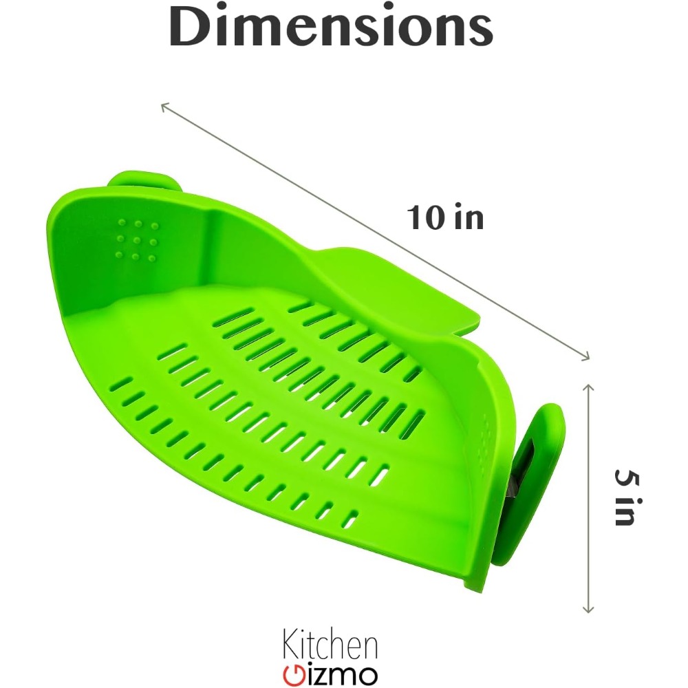 Clip On Strainer for Pots and  - Kitchen Gadgets Green incelemesi ve fiyatı