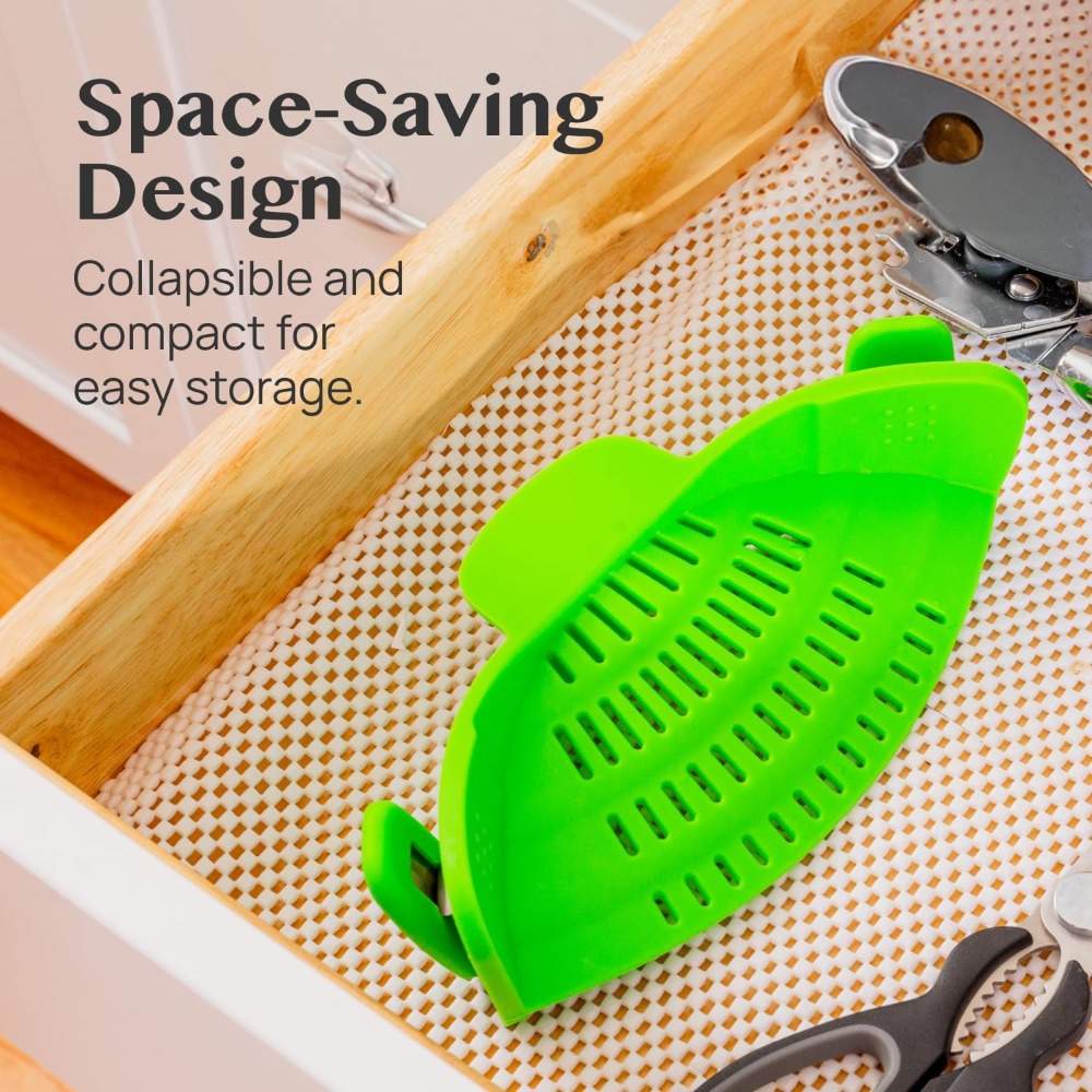 Clip On Strainer for Pots and  - Kitchen Gadgets Green incelemesi ve fiyatı