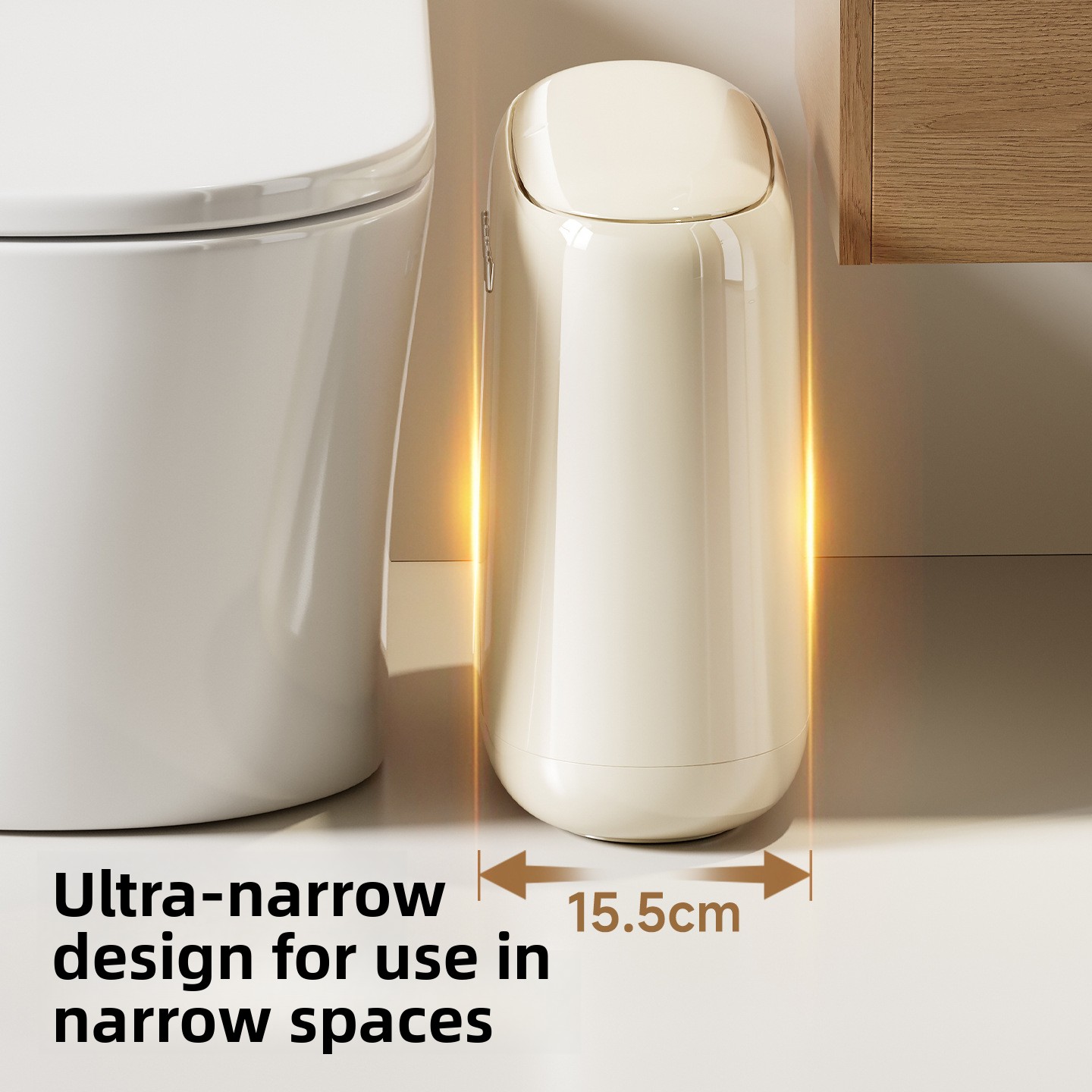 12L Trash Bin Narrow Gap Trash - Kitchen Gadgets Luxury incelemesi ve fiyatı