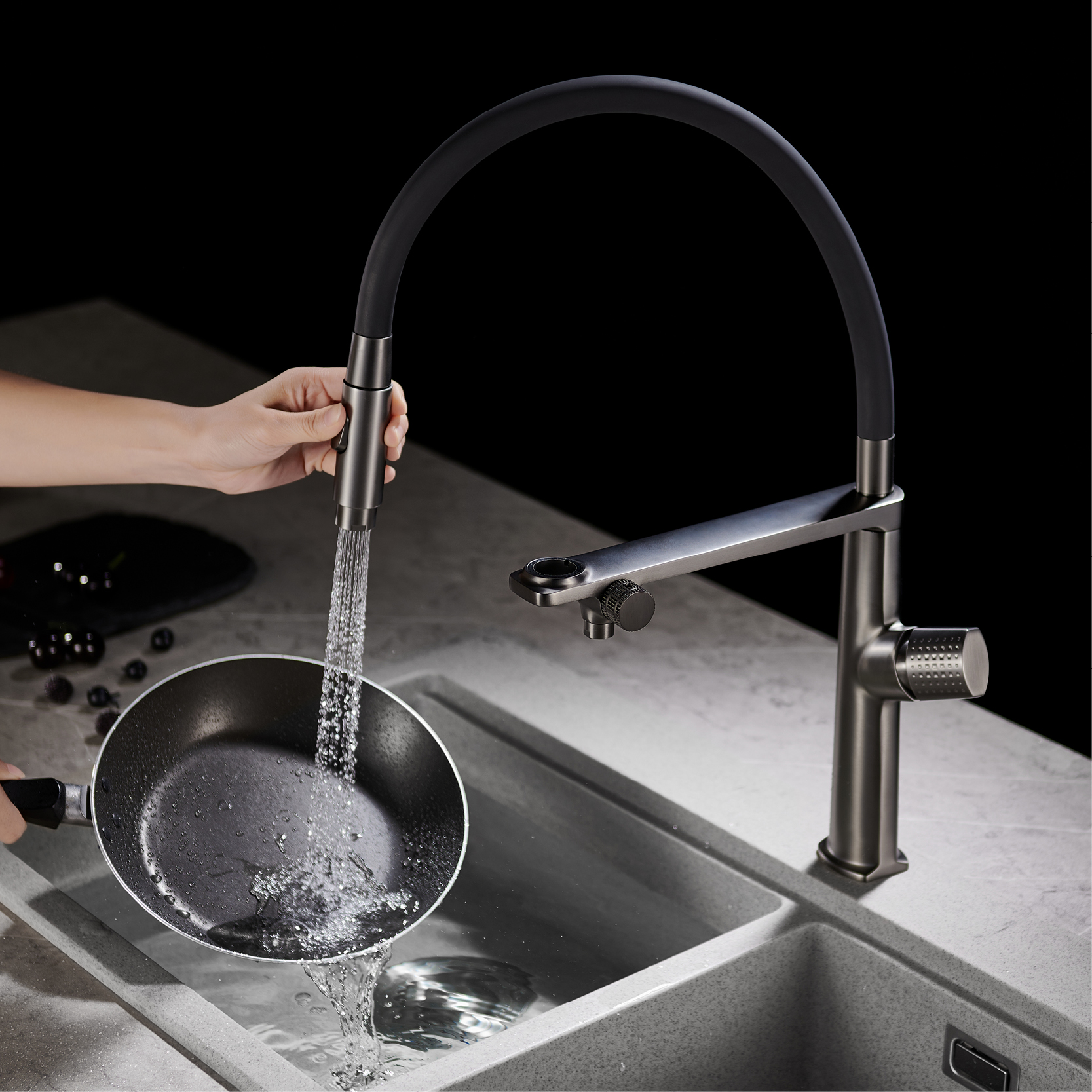 Luxury gun gray brass kitchen  - Kitchen Gadgets Luxury incelemesi ve fiyatı