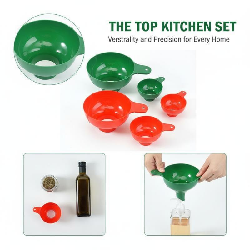 2pcs/set Wide Mouth Funnel Pla - Kitchen Gadgets Popular incelemesi ve fiyatı