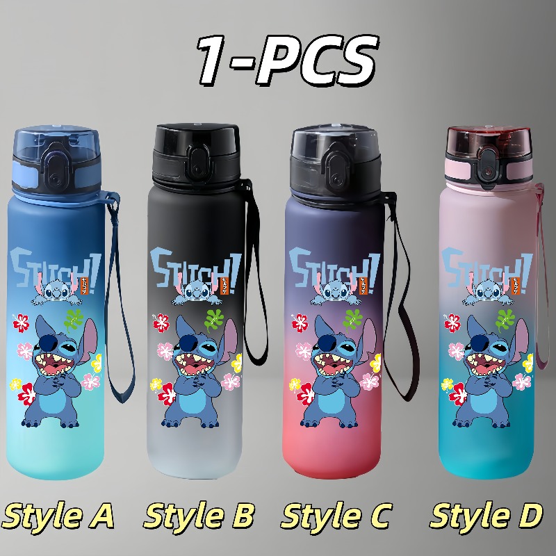 Stitch Anime Water Bottle 650m - Kitchen Gadgets Aliexpress incelemesi ve fiyatı