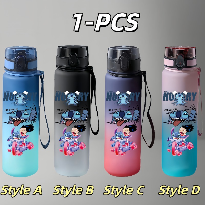 Stitch Anime Water Bottle 650m - Kitchen Gadgets Aliexpress incelemesi ve fiyatı