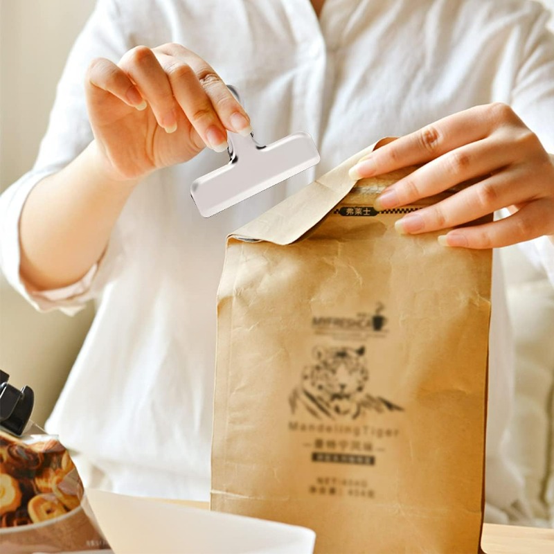 1/10x Metal Food Snack Bag Cli - Kitchen Gadgets Photo incelemesi ve fiyatı